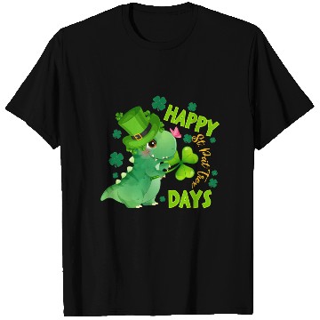 Discover St Patric Day Dinosaur Dino Saurus Irish T Shirts