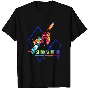 Discover Colorful Shakuhachi Japanese Bamboo Flute T Shirts