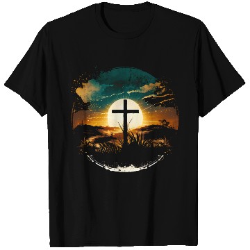 Discover Jesus Cross Painting T Shirts