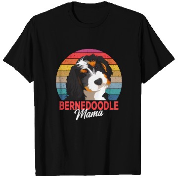 Discover Bernedoodle Mama Dog Mom Owner T Shirts