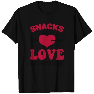 Discover Snacks are my Love Language Funny Snack Lovers T Shirts