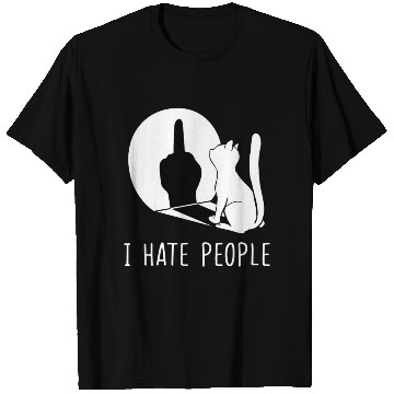 Discover Grumpy Kitten Cats I Don'T Like People Cat I Hate T Shirts