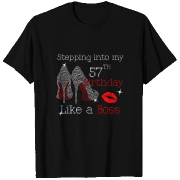 Discover Stepping Into My 57Th Like A Boss T Shirts