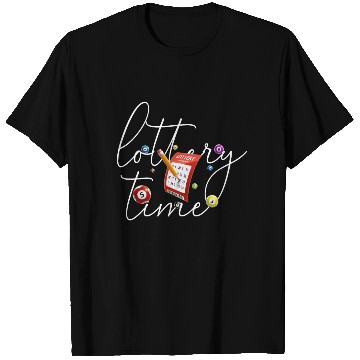 Discover Lottery Bingo Time T Shirts