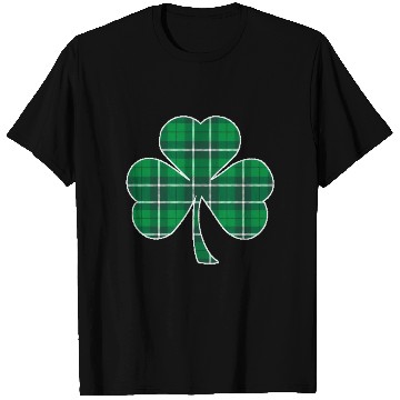 Discover St Patric Day Irish Green Buffalo Plaid Shamrock T Shirts