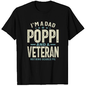 Discover I m A Dad Poppi And A Veteran T Shirts