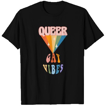 Discover Queer Gay Vibes T Shirts for Pride Month
