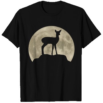 Discover Roe Deer Moon Forest Animal Lovers Gift T Shirts