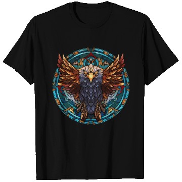 Discover Stained Glass Eagle (2 of 4) T Shirts