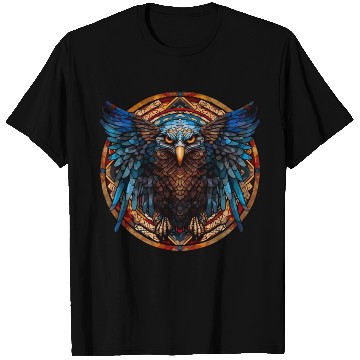 Discover Stained Glass Eagle (4 of 4) T Shirts