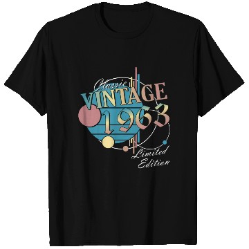 Discover 60th birthday 1963 60 er birthday T Shirts