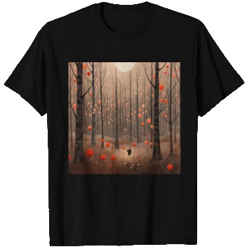 Discover Enchanted Whispers: Balloon-Leaved Symphony T Shirts