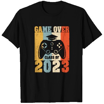 Discover Game Over Class Of 2023 Senior Graduation Gamer T Shirts