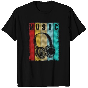 Discover Electronic Music Lover DJ Vintage Retro T Shirts