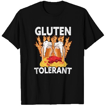 Discover Gluten Tolerant Humor Meme Drinking T Shirts