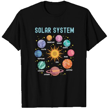 Discover Solar System Planets Science T Shirts