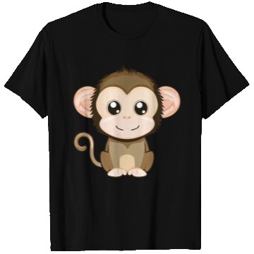 Discover Cute, Joyful Monkey - Kawaii Style T Shirts