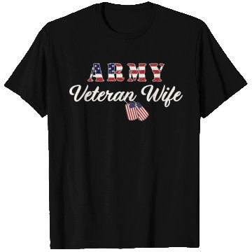 Discover US Army Veteran Wife T Shirts