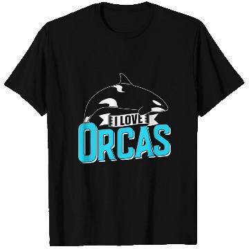 Discover I Love Orcas Orca Whale Sea T Shirts