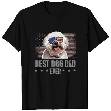 Discover Bichons Frise Best Dog Dad Ever Usa American Flag T Shirts