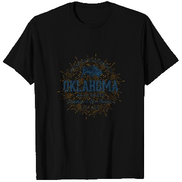 Discover State Of Oklahoma T Shirts