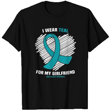 Discover I Wear Teal For My Girlfriend Food Allergy T Shirts