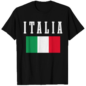 Discover Italia Italian Flag Italy Pride T Shirts