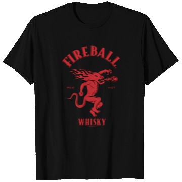 Discover Fireball Whiy Red Hot Burns Like Hell V2 T Shirts