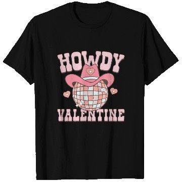 Discover Howdy Heart Disco Groovy Western Cory T Shirts