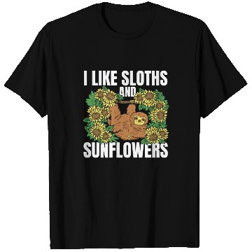 Discover Sloth Flower Sloth Sunflower T Shirts