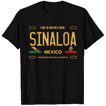 Discover Sinaloa Meco License Plate Aesthetic Sinaloa T Shirts