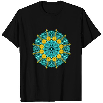 Discover Banjo Mandala Bluegrass Mindfulness & Nature T Shirts