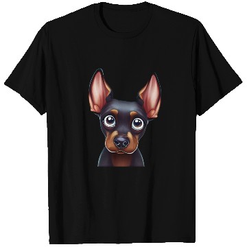 Discover Playful Doberman Pinscher Art T Shirts