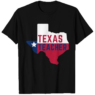 Discover Texas Teacher Life Flag Style T Shirts