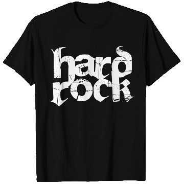 Discover hard rock typography T Shirts