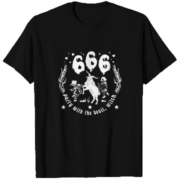 Discover 666 Party With The Devil, Witch T Shirts