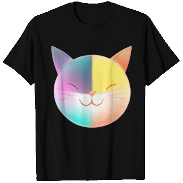 Discover A cat smiling T Shirts
