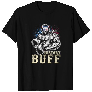 Discover History Buff Independence Day Lincoln Patriot USA T Shirts