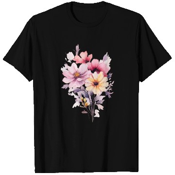 Discover beautiful flowers in awesome summer colours T Shirts