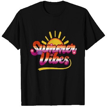 Discover LGBTQ Summer Vibes, Summer Vacation, Lesbian T Shirts