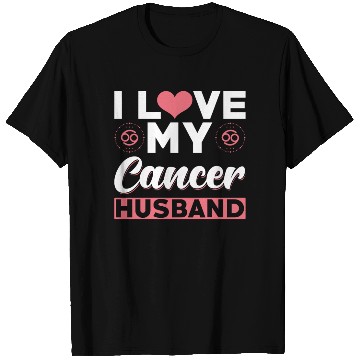 Discover I love my Cancer Husband T Shirts