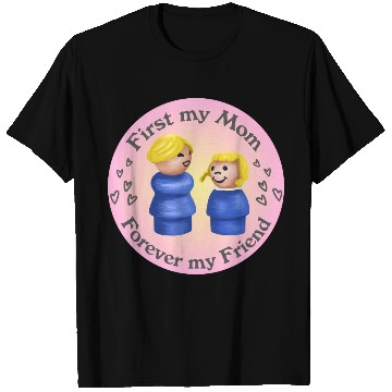 Discover Fisher Price Little People mom friends T Shirts