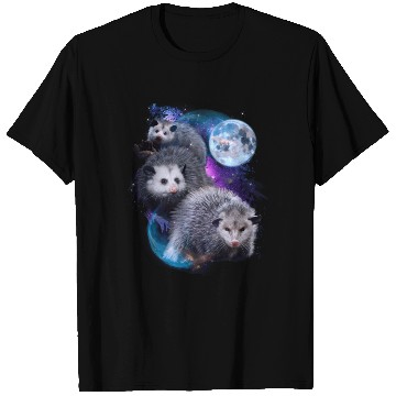 Discover 3 Moon Opossum Marsupial Rodent Opossum Novelty T Shirts