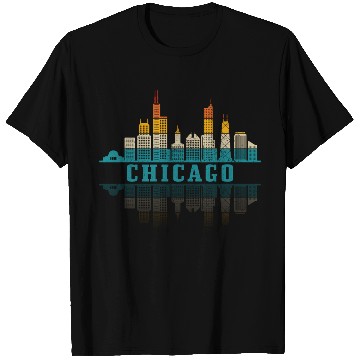 Discover Chicago yline Illinois Vintage Pride T Shirts