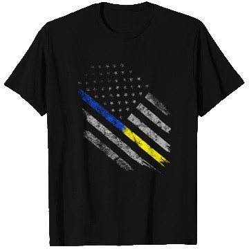 Discover Gold Blue Line 911 Police Dispatcher First T Shirts