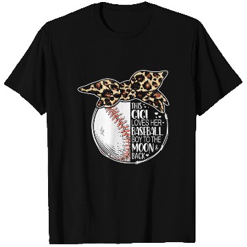 Discover Baseball Gigi Vintage Leopard Messy Bun T Shirts