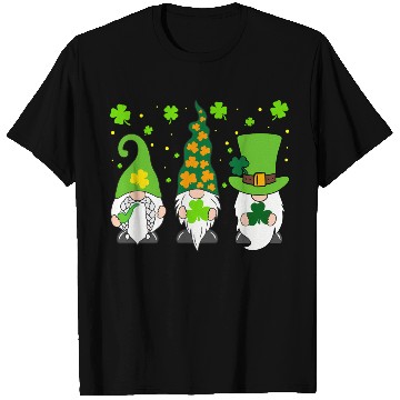 Discover St Patrick'S Day Three Gnomes Shamrock Irish T Shirts