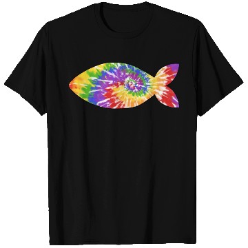 Discover Fish tie dye T Shirts