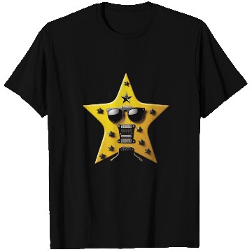Discover Rock and Roll Royalty The Guitar of a Star T Shirts