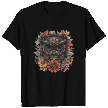 Discover Owl Vintage Dia De Los Muertos Floral Sugar T Shirts